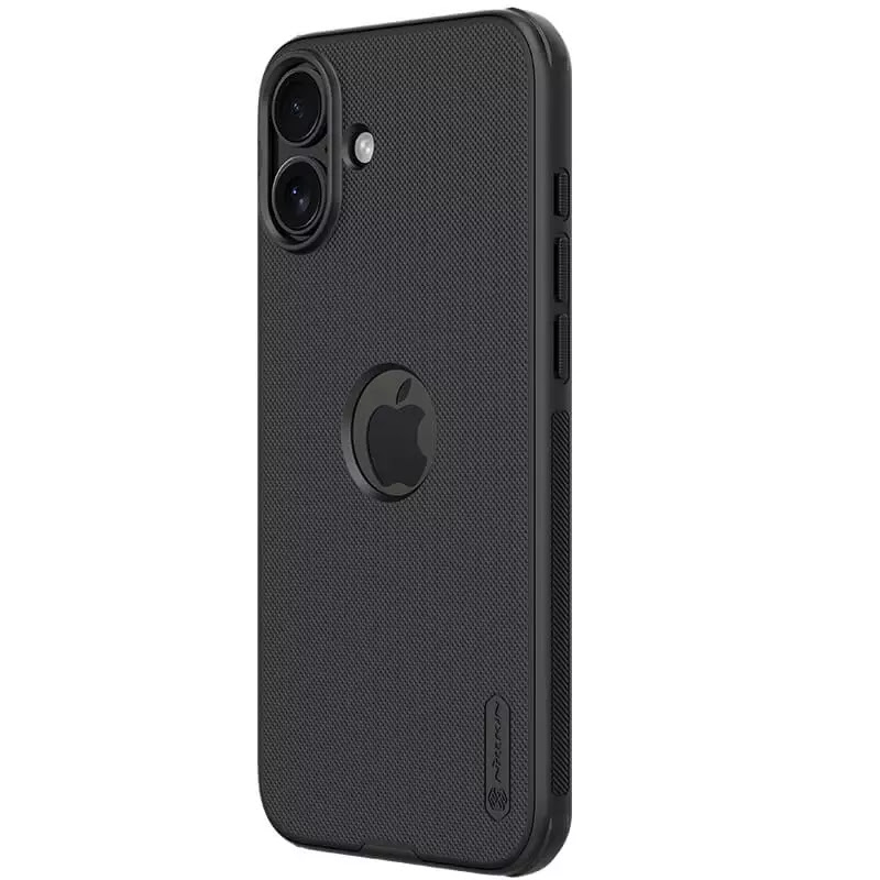 Picture of Nillkin ( iPhone 16 ) Super Frosted Shield Pro Matte cover case for Apple iPhone 16 6.1" (with LOGO cut) - Black