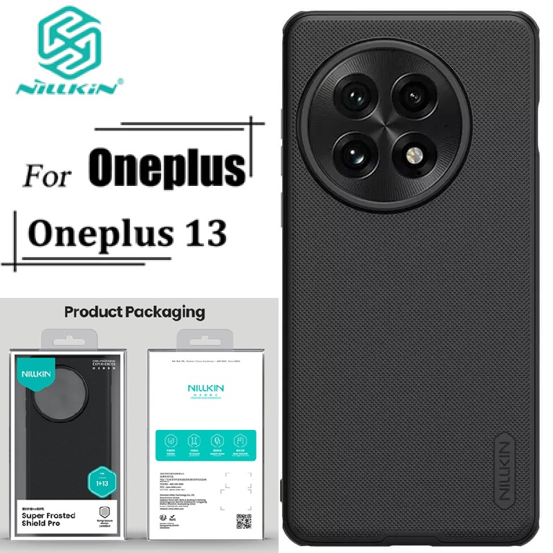 Picture of Brand Cover "Nillkin" For ( 1+13 ) Super Frosted Shield Pro Matte cover case for OnePlus 13 Smartphone Case Cover - Black