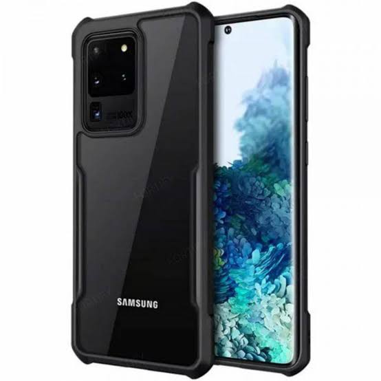 Picture of Xundd  ( SAMSUNG S20 ULTRA )  Shockproof Case For SAMSUNG S20 ULTRA Case Shockproof Airbag Bumper Soft Back Transparent Shell Covers - Black