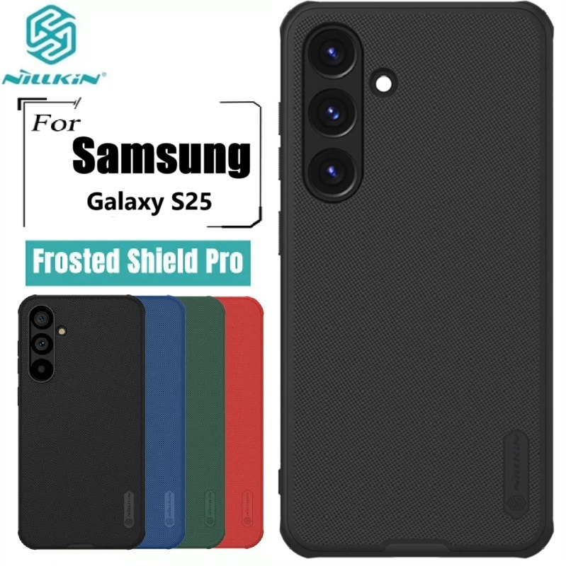 Picture of Nillkin ( Galaxy S25 ) Super Frosted Shield Pro Matte cover case for Samsung Galaxy S25 Smart Phone Case Cover - Black