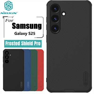 Picture of Nillkin ( Galaxy S25 ) Super Frosted Shield Pro Matte cover case for Samsung Galaxy S25 Smart Phone Case Cover - Black