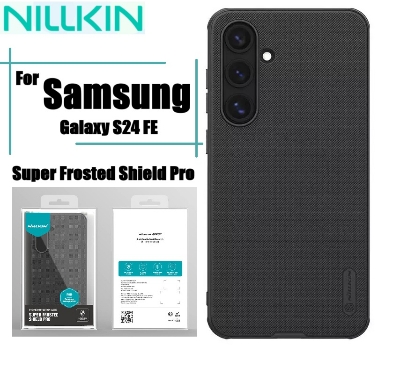 Picture of Nillkin ( Galaxy S24 FE ) Super Frosted Shield Pro Matte cover case for Samsung Galaxy S24 FE (S24 Fan Edition) - Black