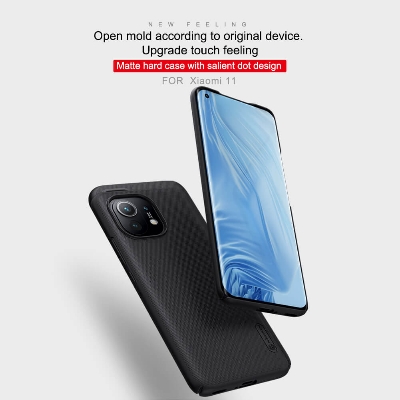 Picture of Nillkin  (Mi 11) Super Frosted Shield Matte cover case for Xiaomi Mi11 Smart Phone Back Cover Case - Black