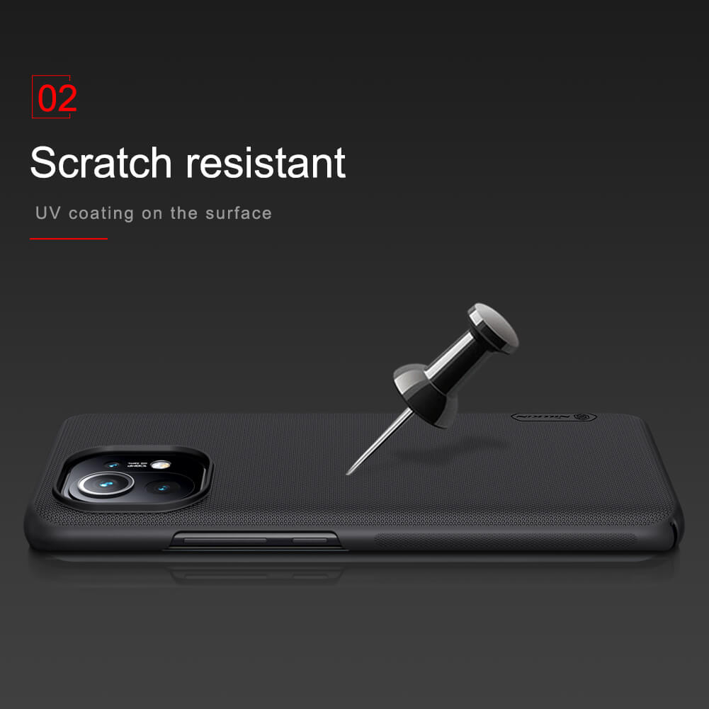 Picture of Nillkin  (Mi 11) Super Frosted Shield Matte cover case for Xiaomi Mi11 Smart Phone Back Cover Case - Black