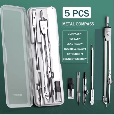 Picture of [ 5 Pcs ] Pack Compass Radius 30 Cm Compass Engineering Student Professional Drawing Stationery Office, Cultural