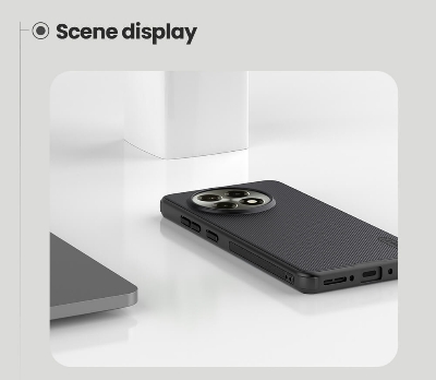 Picture of Nillkin ( 1+13R ) Super Frosted Shield Pro Matte cover case for OnePlus Ace 5, OnePlus Ace 5 Pro, OnePlus 13R - Black