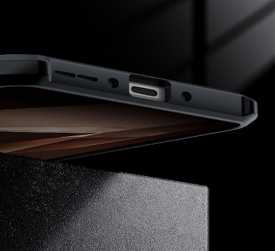 Picture of Xundd For OnePlus 13R, OnePlus Ace 5, OnePlus Ace 5 Pro Transparent Phone Cover Shockproof Bumper Protective Shell Cases - Black