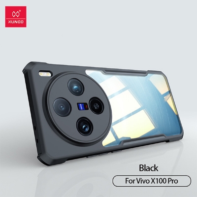 Picture of Xundd ( VIVO X100 PRO ) Shockproof Bumper Case for VIVO X100 PRO Back Case Cover - Black