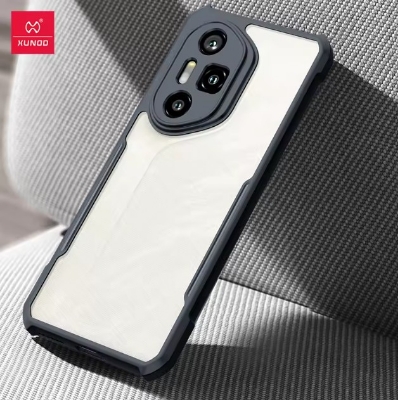 Picture of Xundd ( Honor 300 Pro ) Beatle Clear Hybrid Shock Proof Armor Case for Honor 300 Pro Smartphone Xundd Back Case - Black