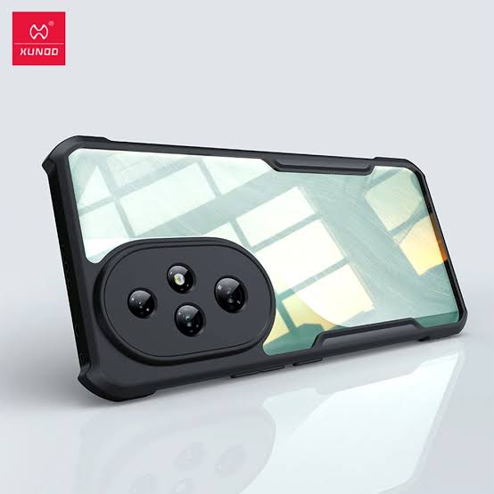 Picture of Xundd ( Honor 200 Pro ) Beatle Clear Hybrid Shock Proof Armor Case for Honor 200 Pro Smartphone Xundd Back Case - Black