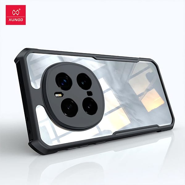 Picture of Xundd ( Honor Magic 7 Pro ) Beatle Clear Hybrid Shock Proof Armor Case for Honor Magic 7 Pro Smartphone Xundd Back Case - Black