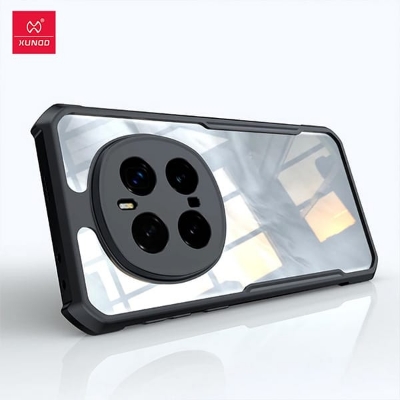 Picture of Xundd ( Honor Magic 7 Pro ) Beatle Clear Hybrid Shock Proof Armor Case for Honor Magic 7 Pro Smartphone Xundd Back Case - Black