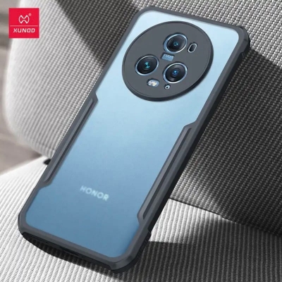 Picture of Xundd ( Honor Magic 5 Pro ) Beatle Clear Hybrid Shock Proof Armor Case for Honor Magic 5 Pro Smartphone Xundd Back Case - Black