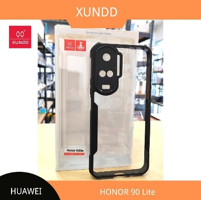Picture of Xundd ( Honor 90 Lite ) Beatle Clear Hybrid Shock Proof Armor Case for Honor 90 Lite Smartphone Xundd Back Case - Black