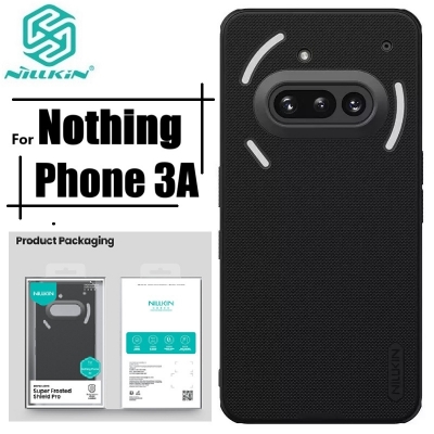 Picture of Nillkin ( Nothing Phone 3A ) Super Frosted Shield Pro Matte cover case for Nothing Phone 3A Smart Phone Case - Black