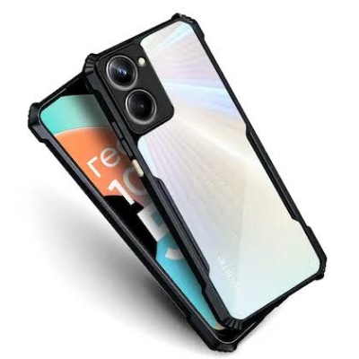 Picture of Xundd ( Realme 10 Pro ) Beatle Clear Hybrid Shock Proof Armor Case for Realme 10 Pro Smartphone Xundd Back Case - Black