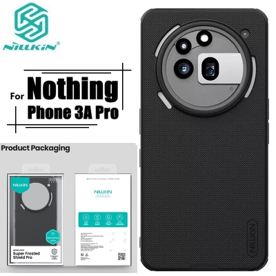 Picture of Nillkin ( Nothing Phone 3A Pro ) Super Frosted Shield Pro Matte cover case for Nothing Phone 3A Pro Smart Phone Case - Black