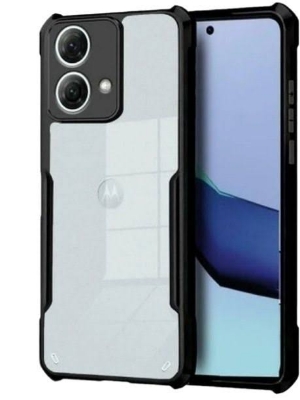 Picture of Xundd ( Motorola Edge 40 Neo ) Beatle Clear Hybrid Shock Proof Armor Case for Motorola Edge 40 Neo  Smartphone Xundd Back Case - Black