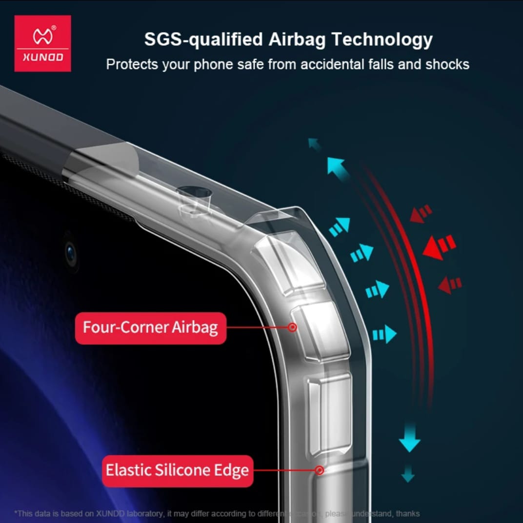 Picture of Xundd ( Motorola Edge 40 Neo ) Beatle Clear Hybrid Shock Proof Armor Case for Motorola Edge 40 Neo  Smartphone Xundd Back Case - Black