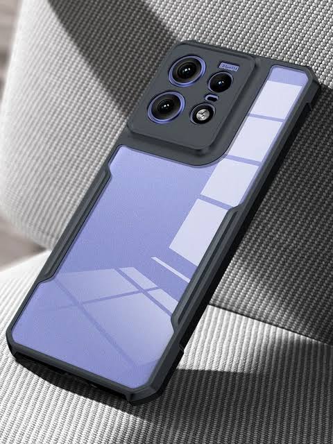 Picture of Xundd ( Motorola Edge 50 neo ) Beatle Clear Hybrid Shock Proof Armor Case for Motorola Edge 50 neo  Smartphone Xundd Back Case - Black