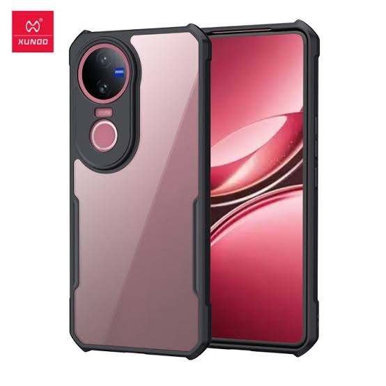 Picture of Xundd ( Vivo V50 / V50E ) Beatle Clear Hybrid Shock Proof Armor Case for Vivo V50 / V50E Smartphone Xundd Back Case - Black