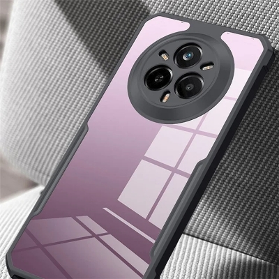 Picture of Xundd ( Realme 14 Pro ) Beatle Clear Hybrid Shock Proof Armor Case for Realme 14 Pro Smartphone Xundd Back Case - Black