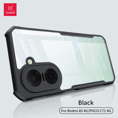 Picture of XUNDD Case For Xiaomi Redmi A5 4G / Poco C71 4G Case Air-bag Anti Drop Anti Scratch Protective Covers Shockproof Protection Case - Black