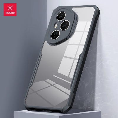 Picture of Xundd For ( Honor 400 Pro 5G ) Global Version Airbag Shockproof Shell, Camera Protection Back Clear Cover Acrylic +Tpu Compatible-Phone Model For Honor 400 Pro 5G - Black