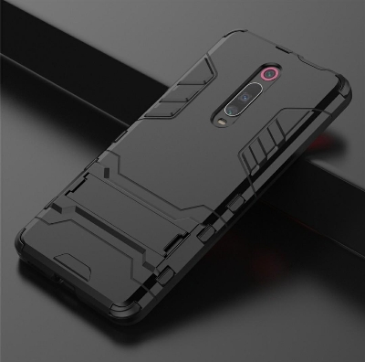 Picture of Armor Case For Xiaomi Redmi K20 /k 20pro Luxury Iron Man Stand Cover Hard Armor and Soft Silicone TPU Frame Phone Case