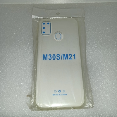 Picture of Samsung Galaxy M30s / M21 Premium Silicone Case Crystal Clear Soft TPU Ultra-Thin Transparent Flexible Protective Mobile Phone Back Cover