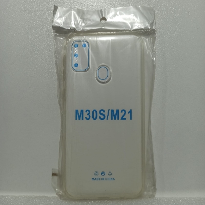 Picture of Samsung Galaxy M30s / M21 Premium Silicone Case Crystal Clear Soft TPU Ultra-Thin Transparent Flexible Protective Mobile Phone Back Cover