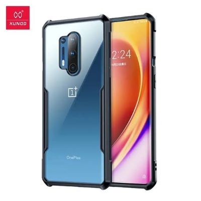 Picture of Xundd ( 1+8 Pro ) Shockproof Case For OnePlus 8 Pro  Protective Bumper Transparent Cover For OnePlus One Plus 8 Pro Case - Black