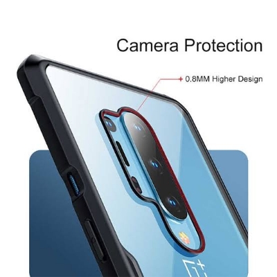 Picture of Xundd ( 1+8 Pro ) Shockproof Case For OnePlus 8 Pro  Protective Bumper Transparent Cover For OnePlus One Plus 8 Pro Case - Black