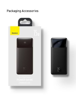 Picture of Baseus Bipow Digital Display Fast Charging Power bank 10000mAh 15W Black