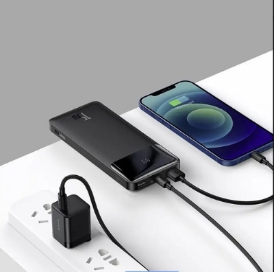 Picture of Baseus Bipow Digital Display Fast Charging Power bank 10000mAh 15W Black