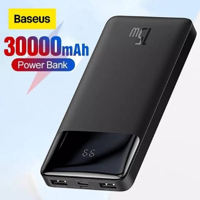 Picture of Baseus Bipow Digital Display Fast Charging Power bank 30000mAh 15W Black