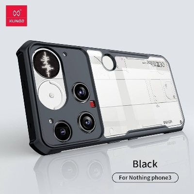 Picture of Xundd For Nothing Phone 3 Transparent Phone Cover Shockproof Bumper Protective Shell Cases For Nothing Phone 3 Luxury Casing