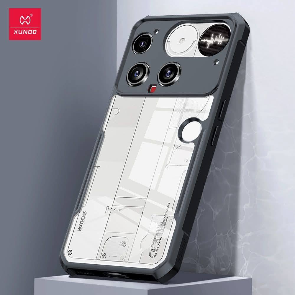 Picture of Xundd For Nothing Phone 3 Transparent Phone Cover Shockproof Bumper Protective Shell Cases For Nothing Phone 3 Luxury Casing