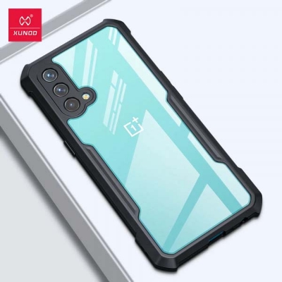 Picture of Xundd { OnePlus Nord CE5 } Shockproof Protective Case for OnePlus Nord CE5 Smartphone Back Case Cover - Black & Clear