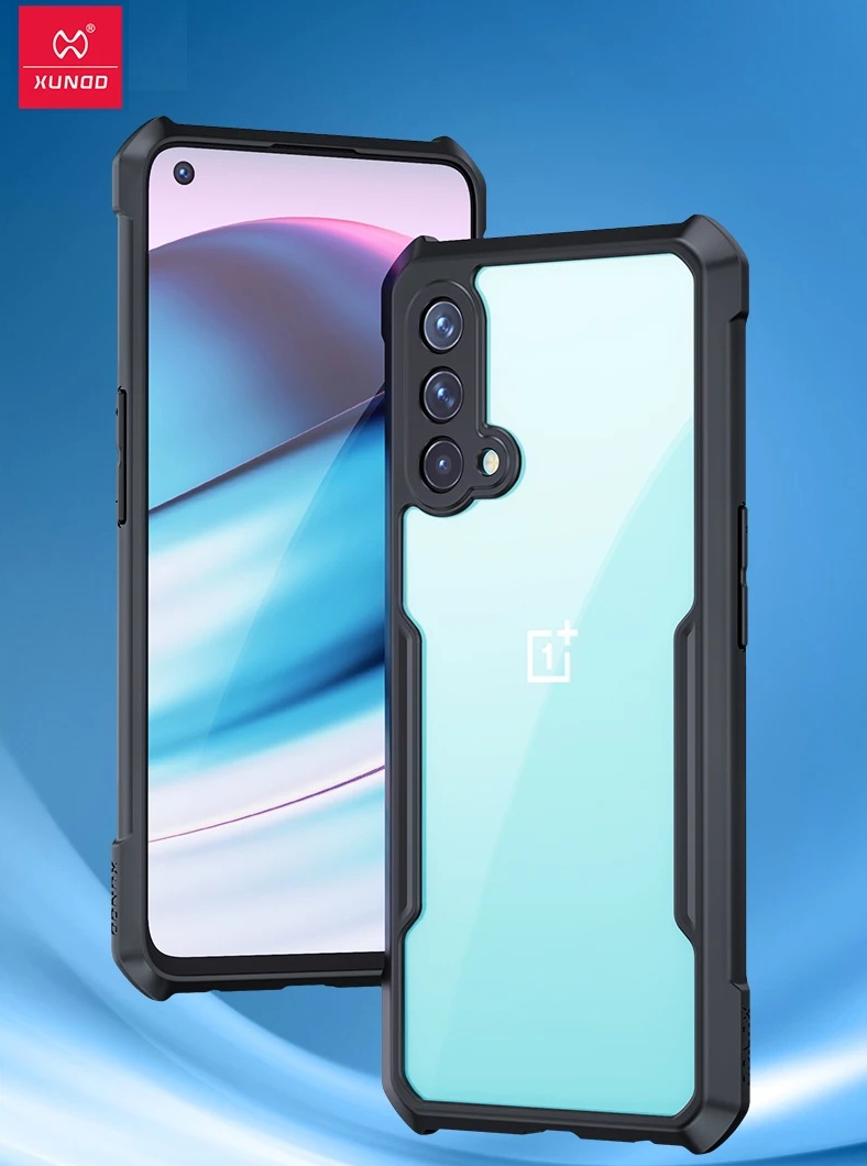 Picture of Xundd { OnePlus Nord CE5 } Shockproof Protective Case for OnePlus Nord CE5 Smartphone Back Case Cover - Black & Clear