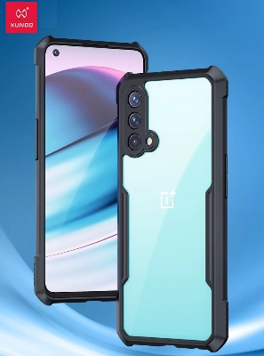 Picture of Xundd { OnePlus Nord CE5 } Shockproof Protective Case for OnePlus Nord CE5 Smartphone Back Case Cover - Black & Clear