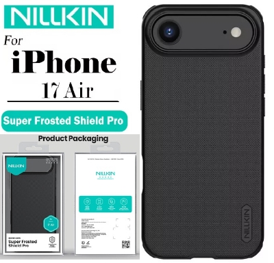 Picture of (iPhone 17 Air) Nillkin Super Frosted Shield Pro Matte cover case for Apple iPhone 17 Air 6.6" (2025) Durable And Comfortable Back Case - Black