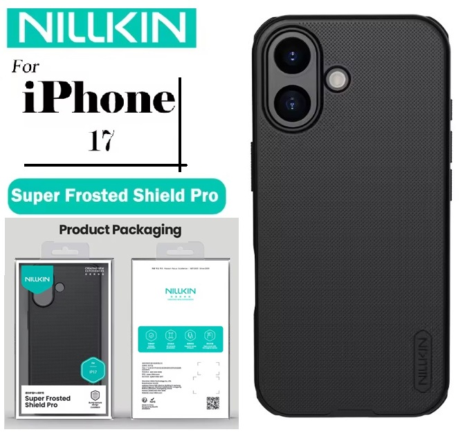 Picture of (iPhone 17) Nillkin Super Frosted Shield Pro Matte cover case for Apple iPhone 17 6.3" (2025) Durable And Comfortable Back Case - Black