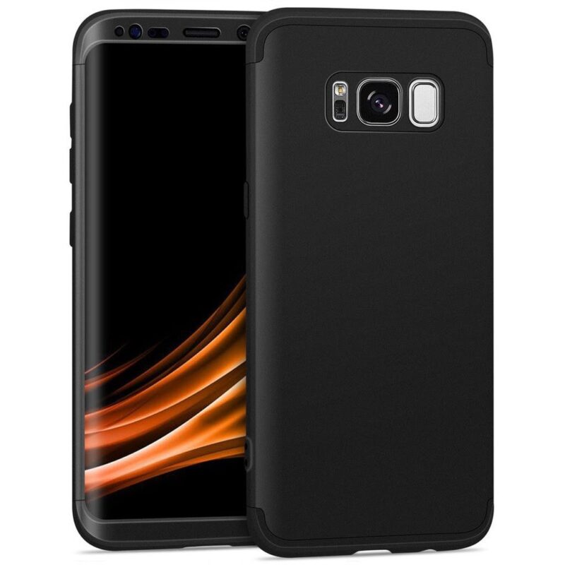 Picture of Samsung Galaxy S8 Plus GKK Case 360 Degree 3 in 1 Full Body Protection Hard PC Case Cover - Black Case Samsung Galaxy S8 Plus - Black