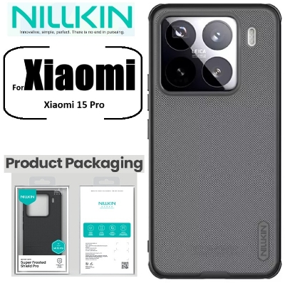 Picture of Nillkin ( Mi 15 / 15 Pro) Super Frosted Shield Pro Matte cover case for Xiaomi 15 / Xiaomi 15 Pro Premium Branded Smart Phone Case - Black