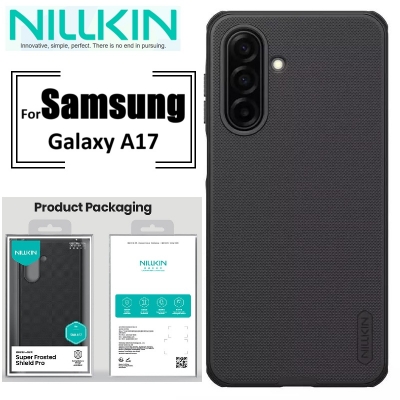 Picture of Nillkin (Galaxy A17) Super Frosted Shield Pro Matte cover case for Samsung Galaxy A17 Premium Quality Smart Phone Back Case - Black