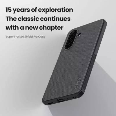 Picture of Nillkin (Galaxy A17) Super Frosted Shield Pro Matte cover case for Samsung Galaxy A17 Premium Quality Smart Phone Back Case - Black