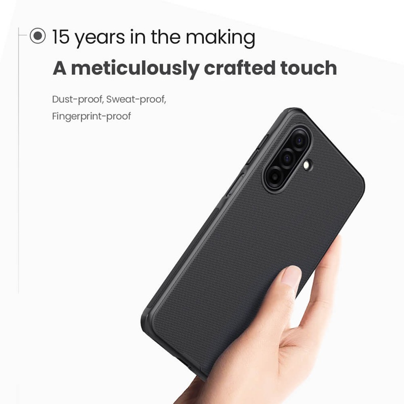 Picture of Nillkin (Galaxy A17) Super Frosted Shield Pro Matte cover case for Samsung Galaxy A17 Premium Quality Smart Phone Back Case - Black