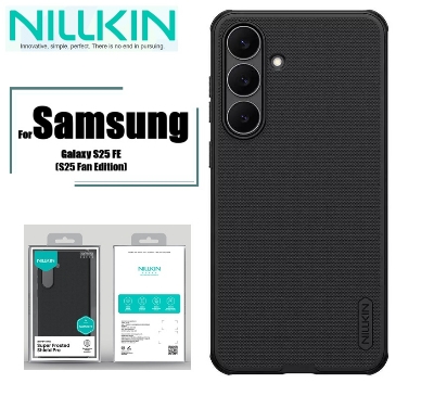 Picture of Nillkin ( Galaxy S25 FE Back Case ) Super Frosted Shield Pro Matte cover case for Samsung Galaxy S25 FE (S25 Fan Edition) Smartphone Back Case - Black