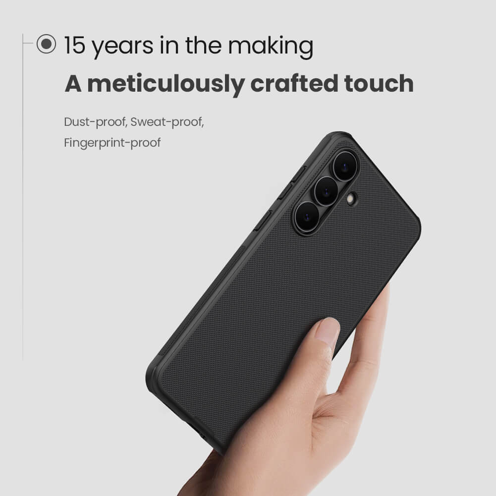 Picture of Nillkin ( Galaxy S25 FE Back Case ) Super Frosted Shield Pro Matte cover case for Samsung Galaxy S25 FE (S25 Fan Edition) Smartphone Back Case - Black